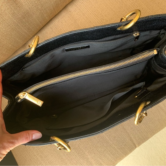 CHANEL Grand Shopper Tote Black Gold AUTHENTIC - Picture 9 of 15